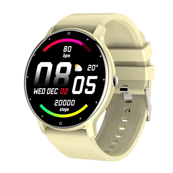 ZL02D Smart Watch – Heart Rate, Blood Pressure & Sleep Tracker for Men & Women
