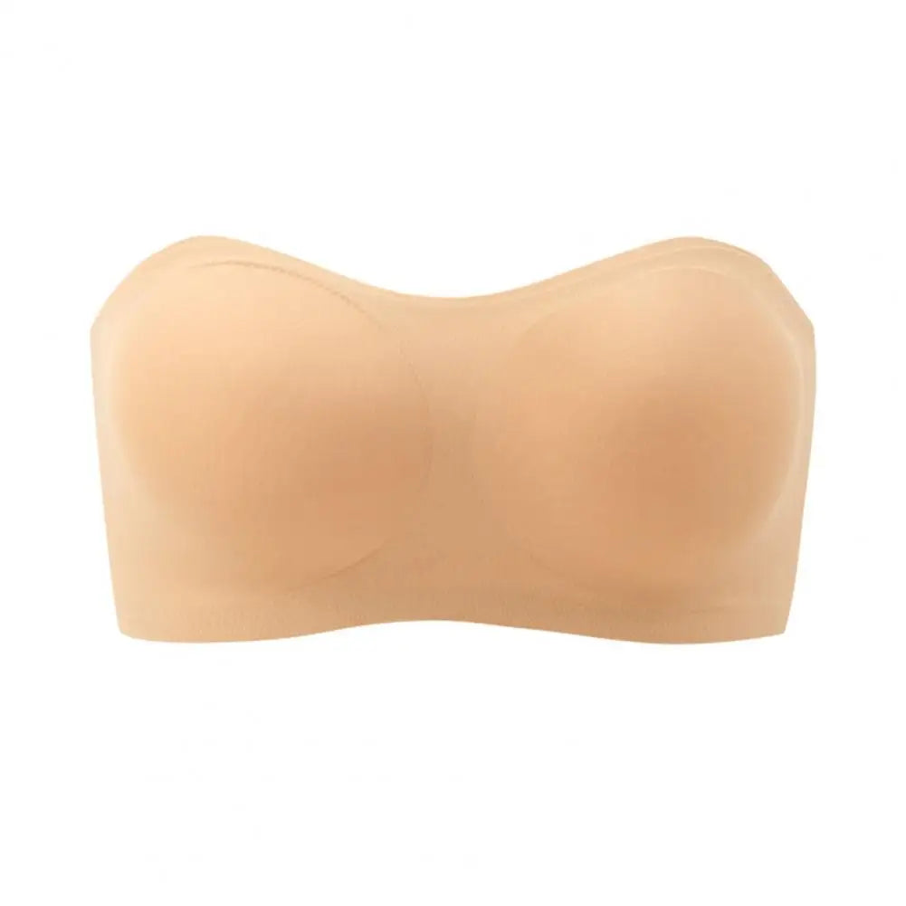 Strapless Push-Up Bandeau Bra | Wireless Padded Tube Bra
