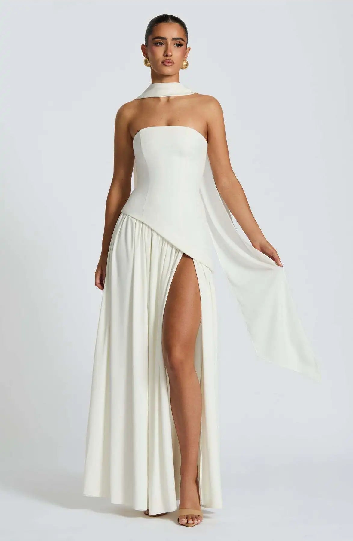 Tullulah Maxi Dress - Deep Olive