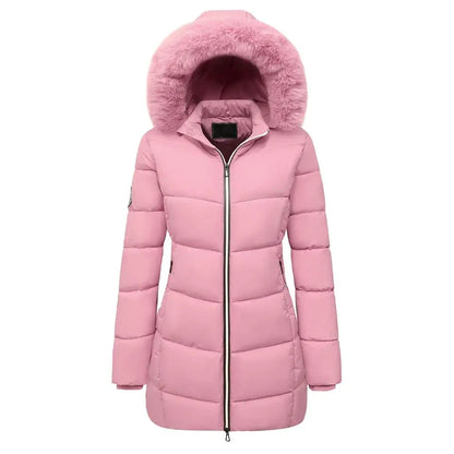 Jacket with Detachable Hood – Windproof Fleece Winter Coat