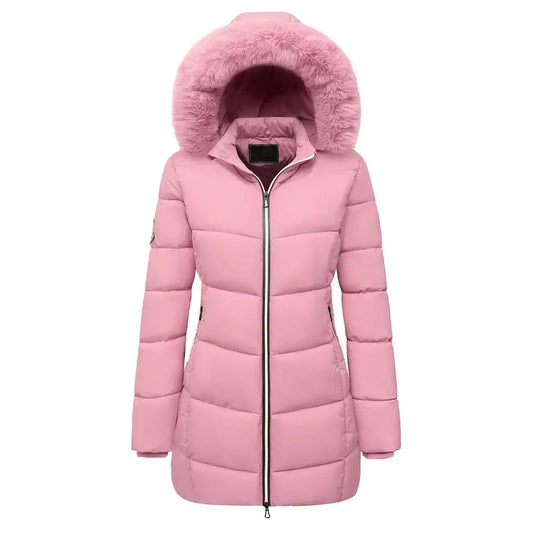 Jacket with Detachable Hood – Windproof Fleece Winter Coat