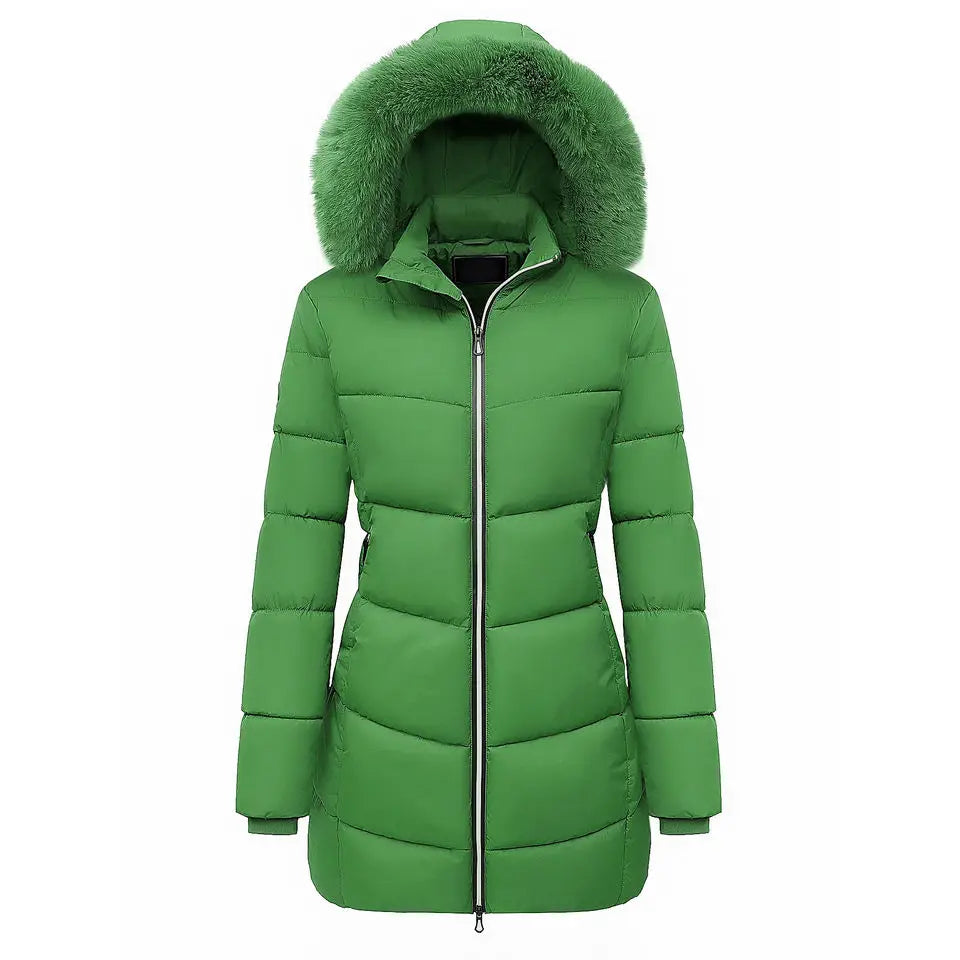 Jacket with Detachable Hood – Windproof Fleece Winter Coat