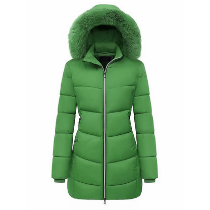 Jacket with Detachable Hood – Windproof Fleece Winter Coat