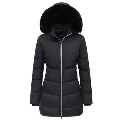 Jacket with Detachable Hood – Windproof Fleece Winter Coat