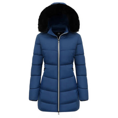 Jacket with Detachable Hood – Windproof Fleece Winter Coat