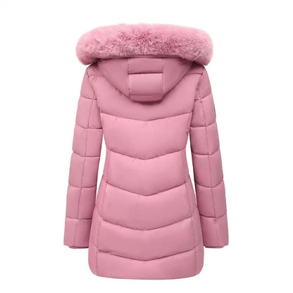 Jacket with Detachable Hood – Windproof Fleece Winter Coat