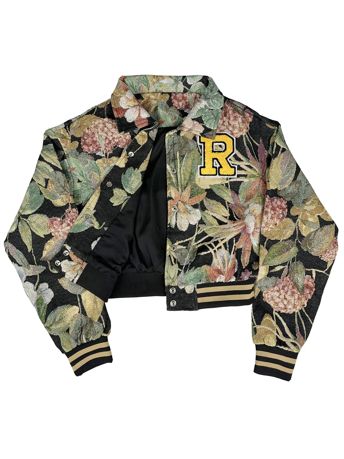 Women's Vintage Digital Print Poncho Jacket – Loose Mandarin Collar