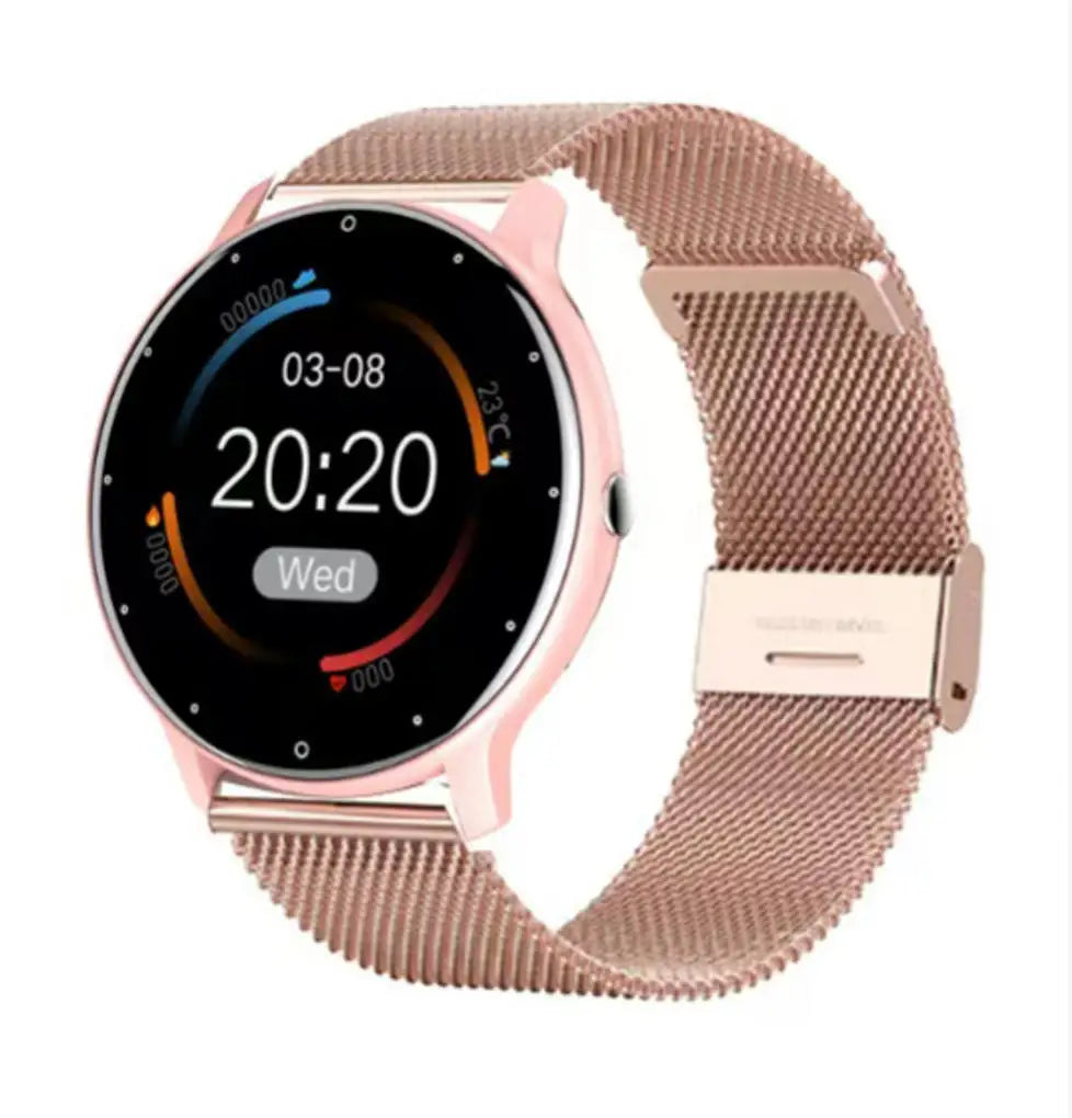 ZL02D Smart Watch – Heart Rate, Blood Pressure & Sleep Tracker for Men & Women