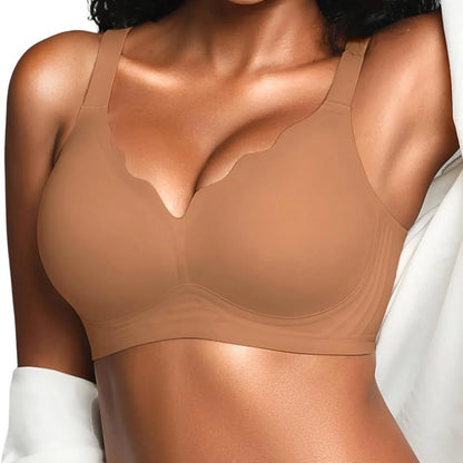 Women's Seamless and Steel-free Gathering Anti-sagging Bra