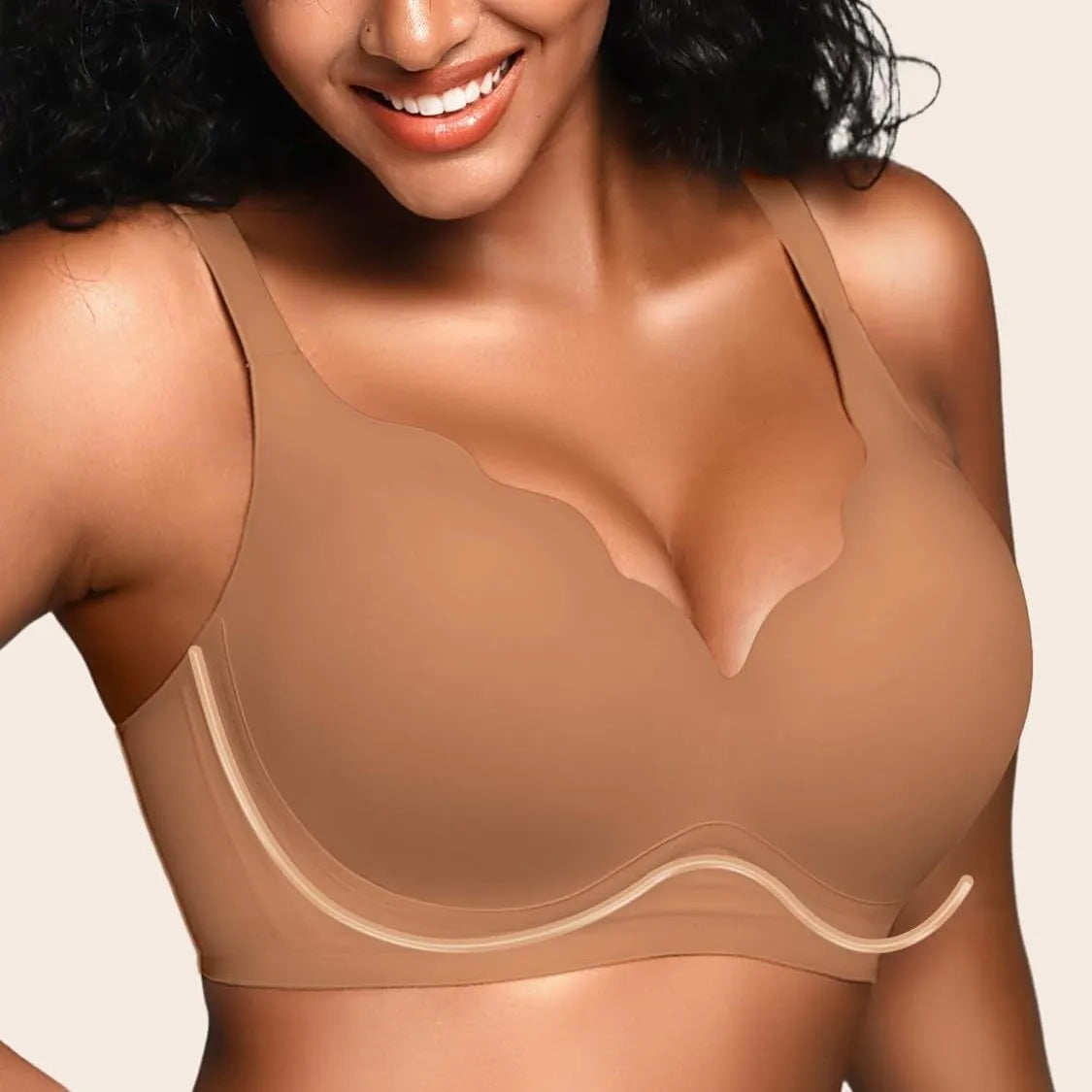 Women's Seamless and Steel-free Gathering Anti-sagging Bra