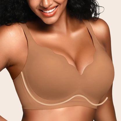 Women's Seamless and Steel-free Gathering Anti-sagging Bra