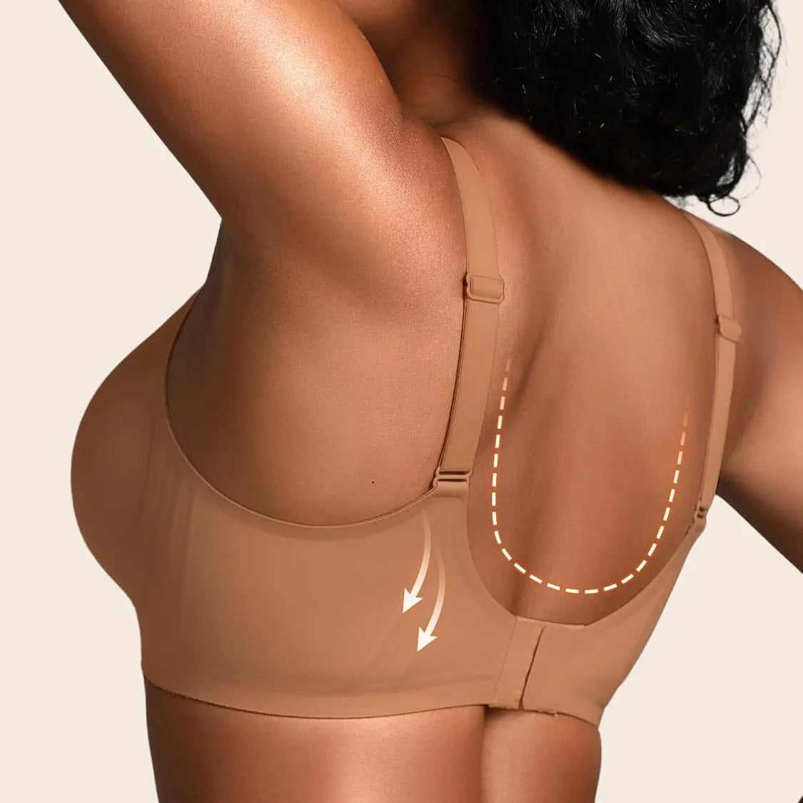Women's Seamless and Steel-free Gathering Anti-sagging Bra