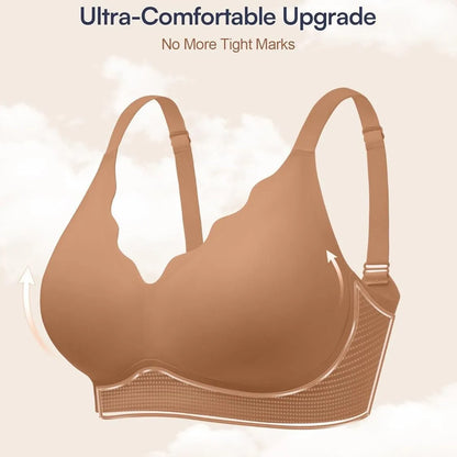 Women's Seamless and Steel-free Gathering Anti-sagging Bra