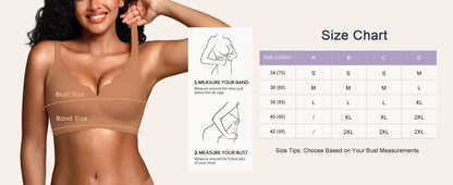 Women's Seamless and Steel-free Gathering Anti-sagging Bra