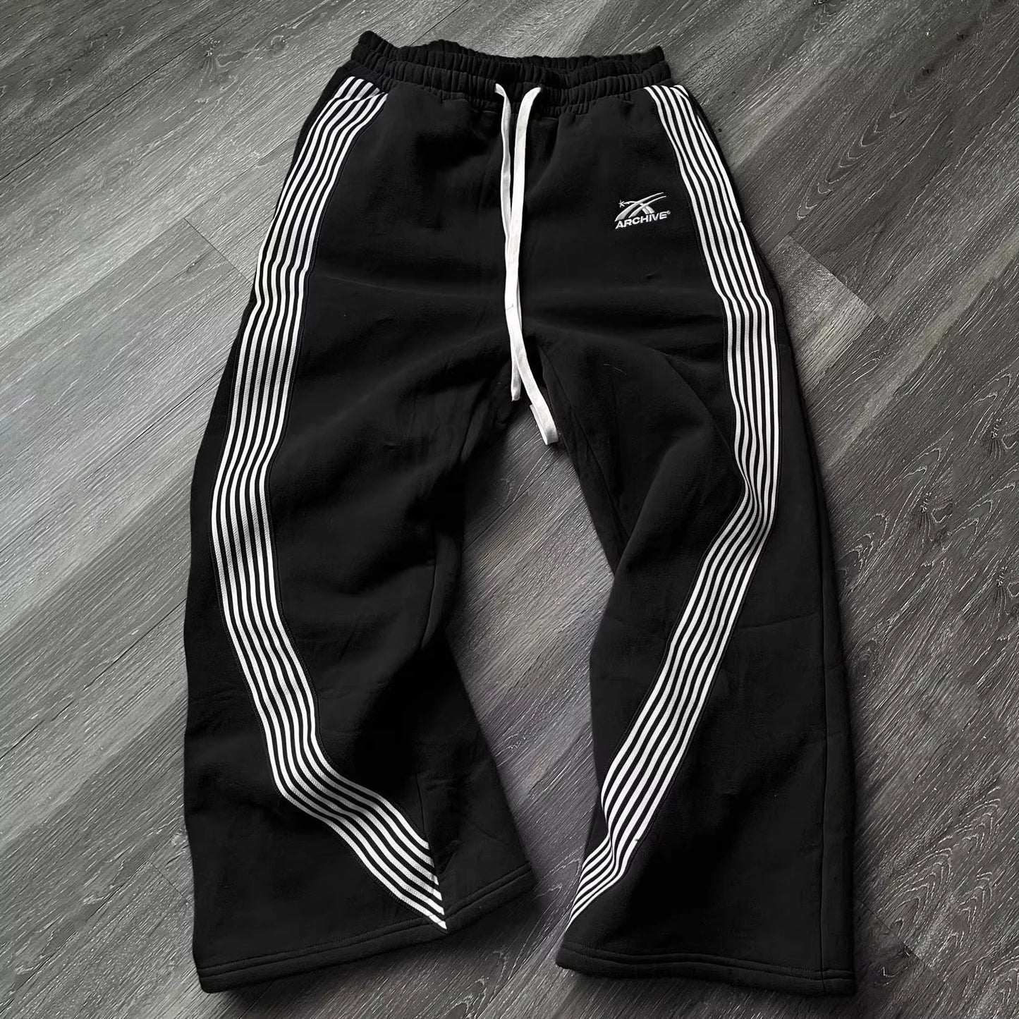 Plaid Patchwork Sweatpants - Unisex