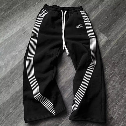 Plaid Patchwork Sweatpants - Unisex