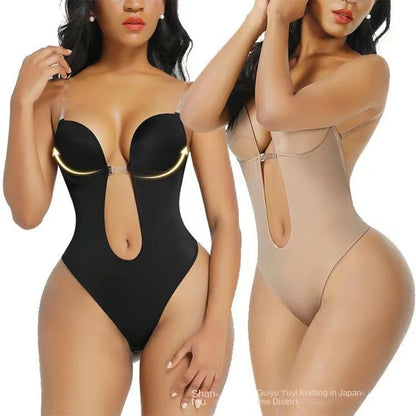 Formivelle Backless Thong Bodysuit Bra