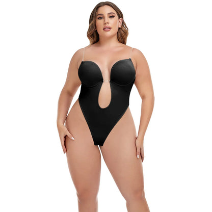 Formivelle Backless Thong Bodysuit Bra