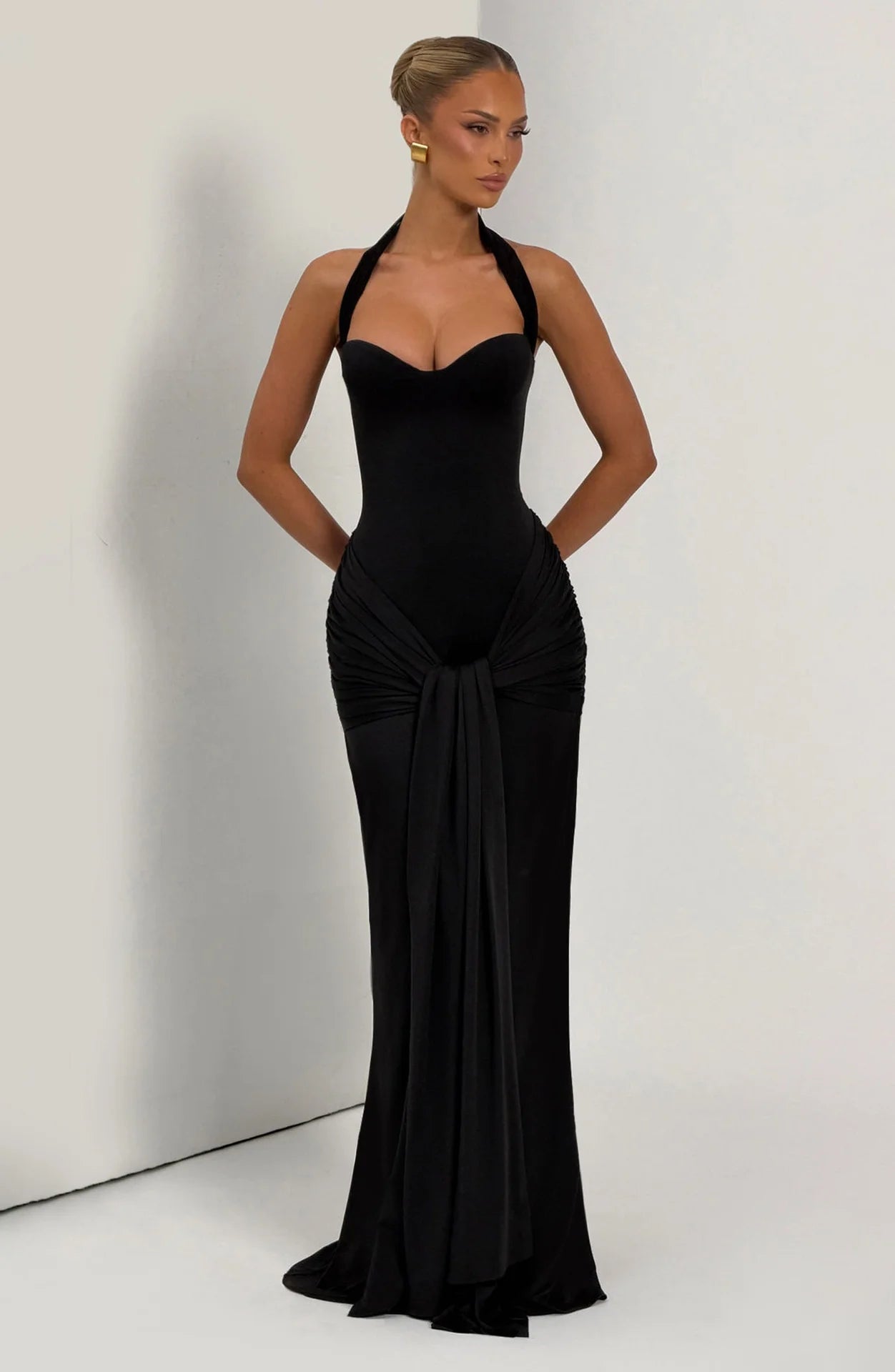 Gia Maxi Dress - Olive