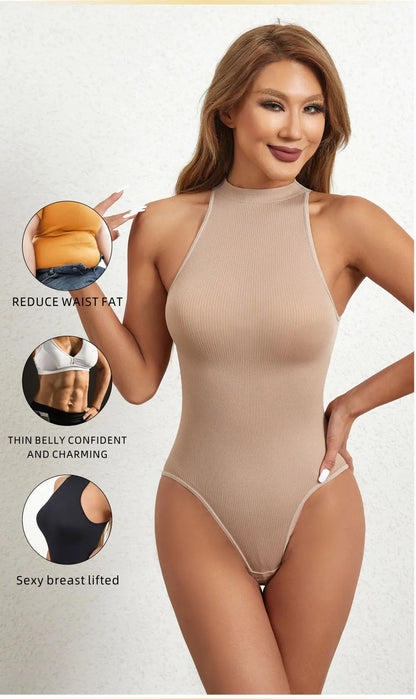 Formivelle Backless Thong Bodysuit Bra
