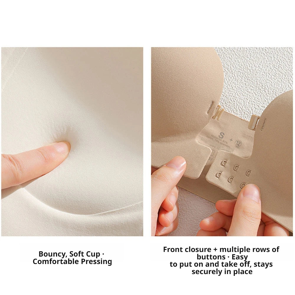 💞Seamless Front Closure Bra With Adjustable Straps