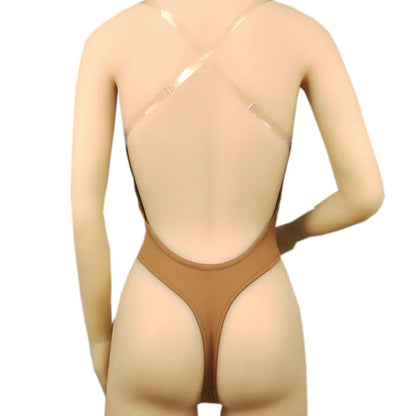 Formivelle Backless Thong Bodysuit Bra