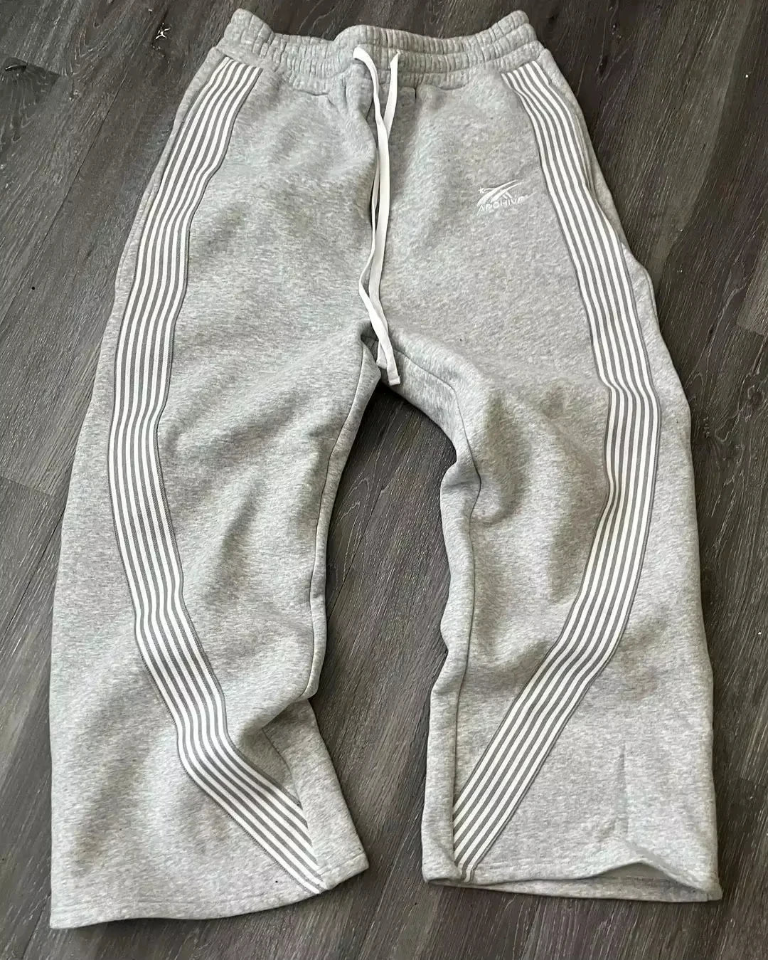 Plaid Patchwork Sweatpants - Unisex