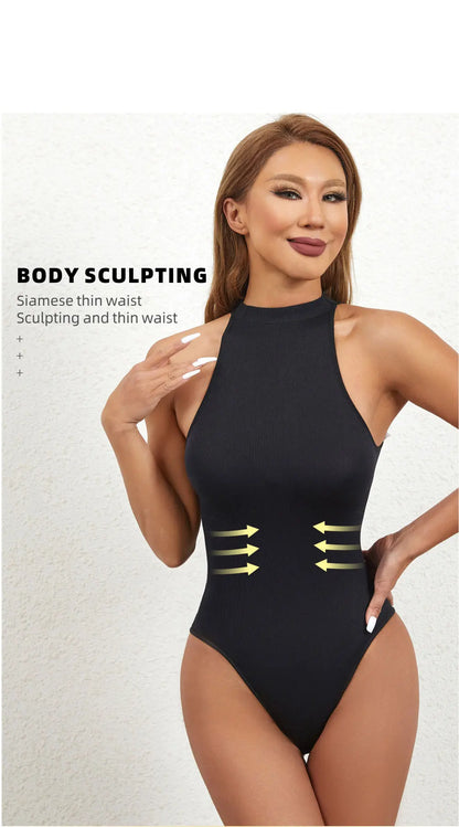 Formivelle Backless Thong Bodysuit Bra