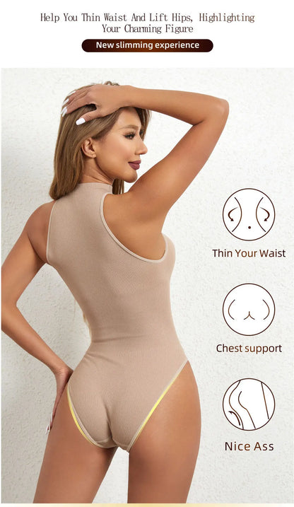 Formivelle Backless Thong Bodysuit Bra