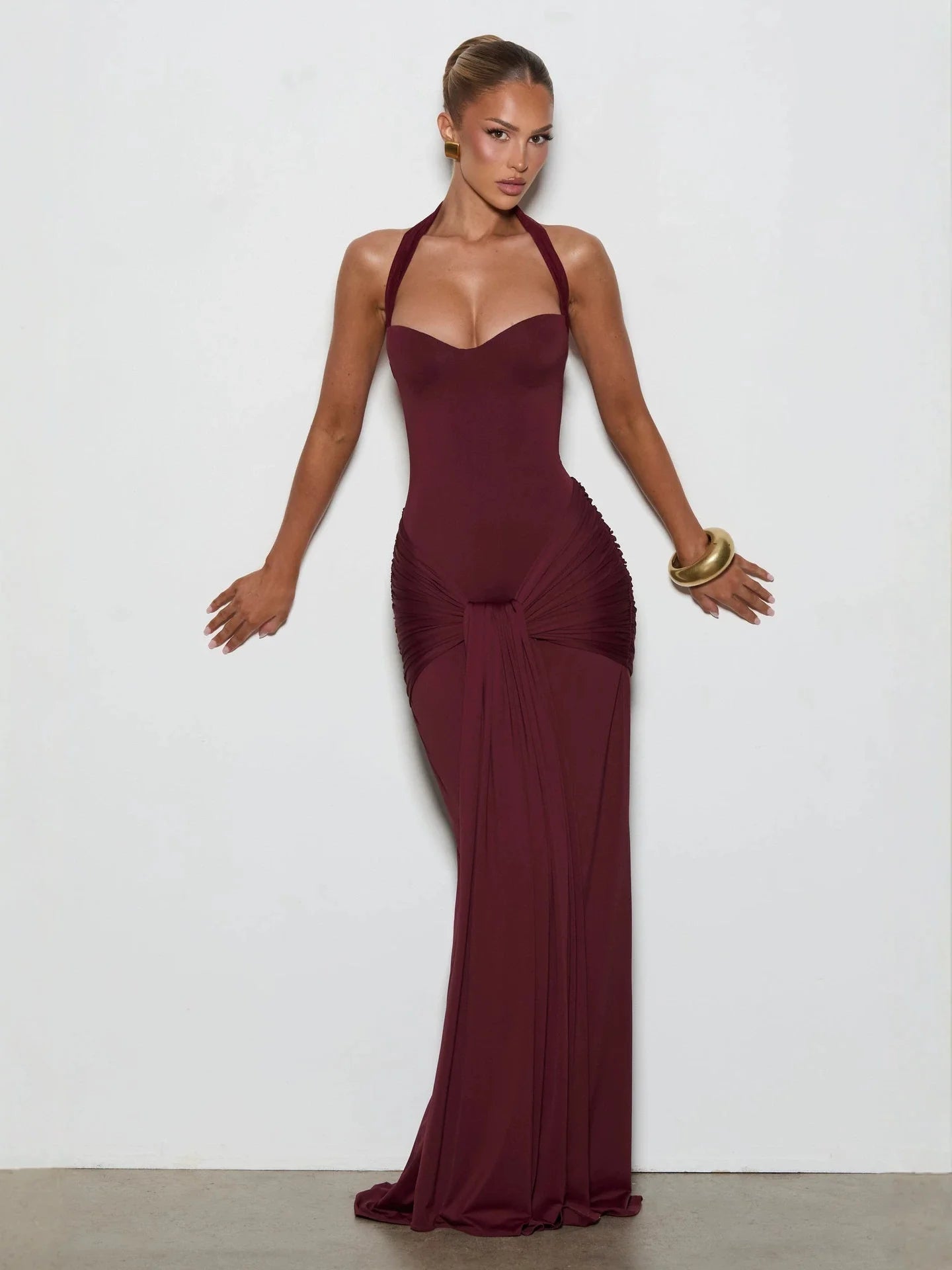 Gia Maxi Dress - Olive