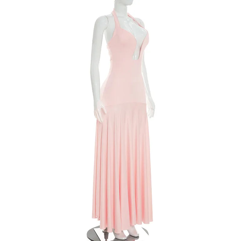 Cyrene Maxi Dress - Blush
