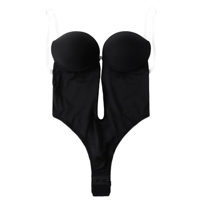 Formivelle Backless Thong Bodysuit Bra