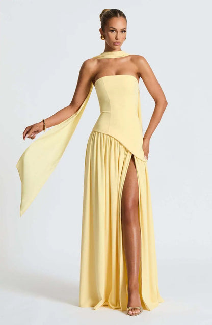 Tullulah Maxi Dress - Deep Olive