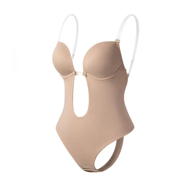 Formivelle Backless Thong Bodysuit Bra