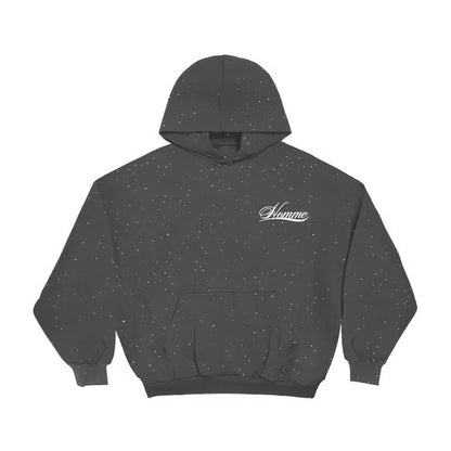 Unisex Rhinestone Hoodie