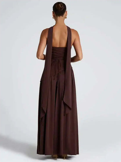 Tullulah Maxi Dress - Deep Olive