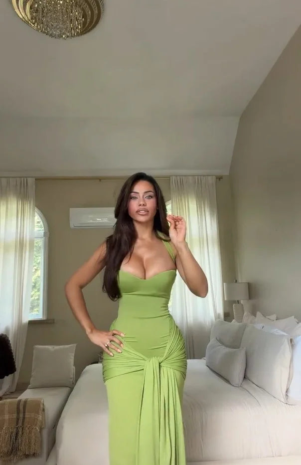 Gia Maxi Dress - Olive