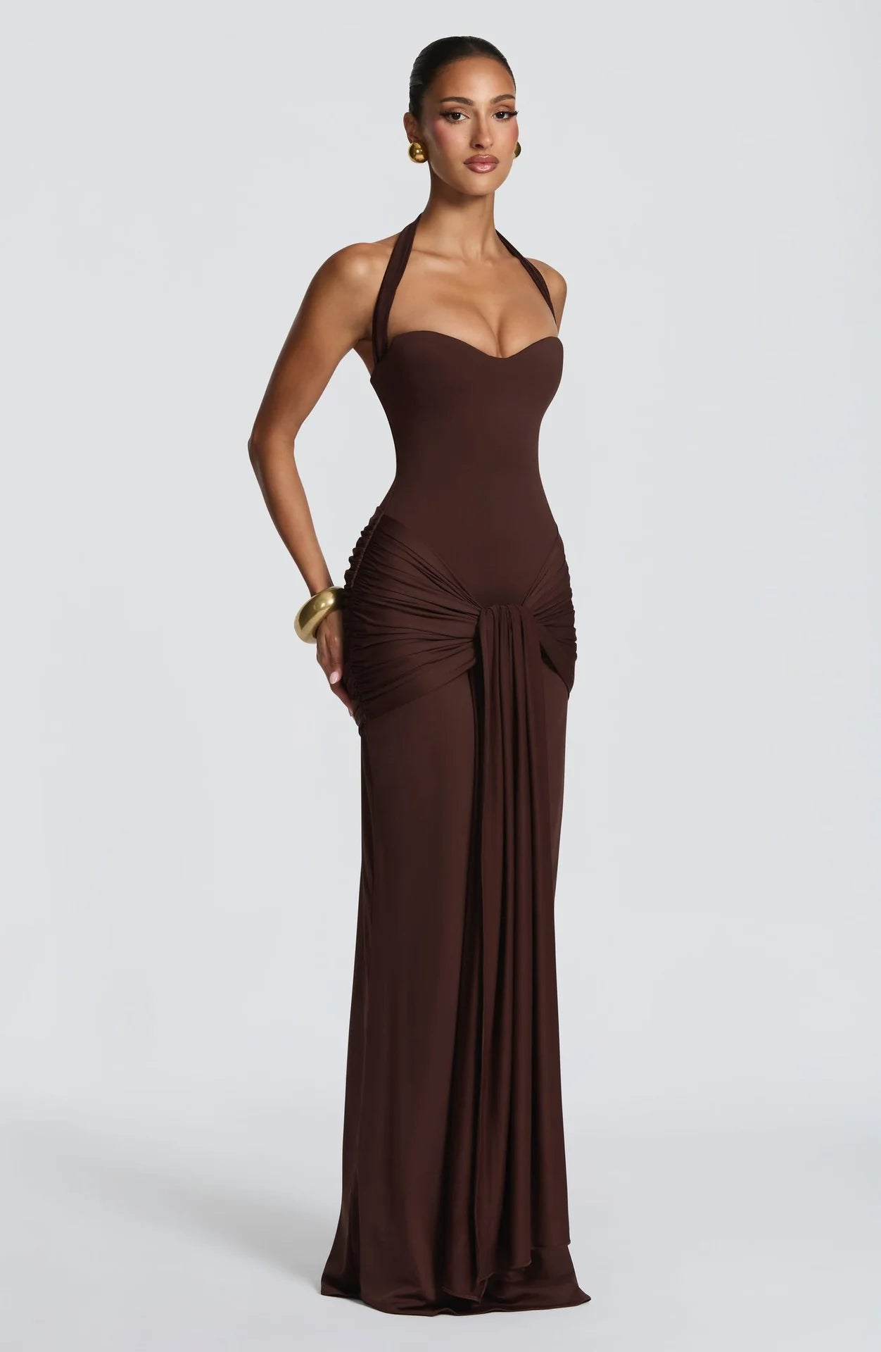 Gia Maxi Dress - Olive