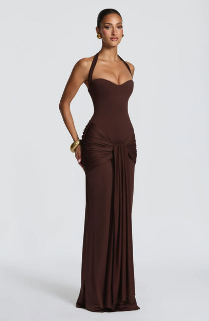 Gia Maxi Dress - Olive