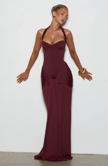 Gia Maxi Dress - Olive