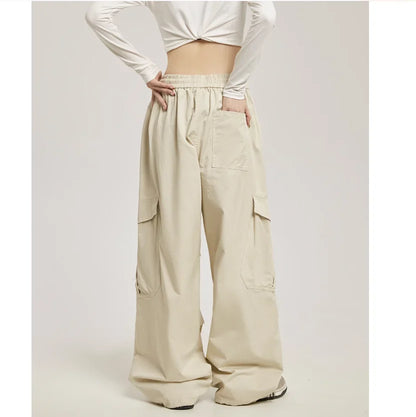 Corduroy Wide Cargo Pants IJ521