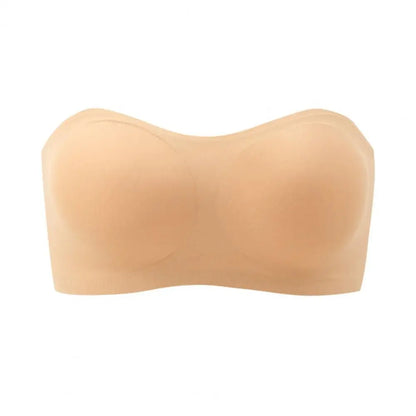 Strapless Push-Up Bandeau Bra | Wireless Padded Tube Bra
