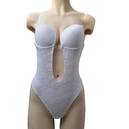 Formivelle Backless Thong Bodysuit Bra