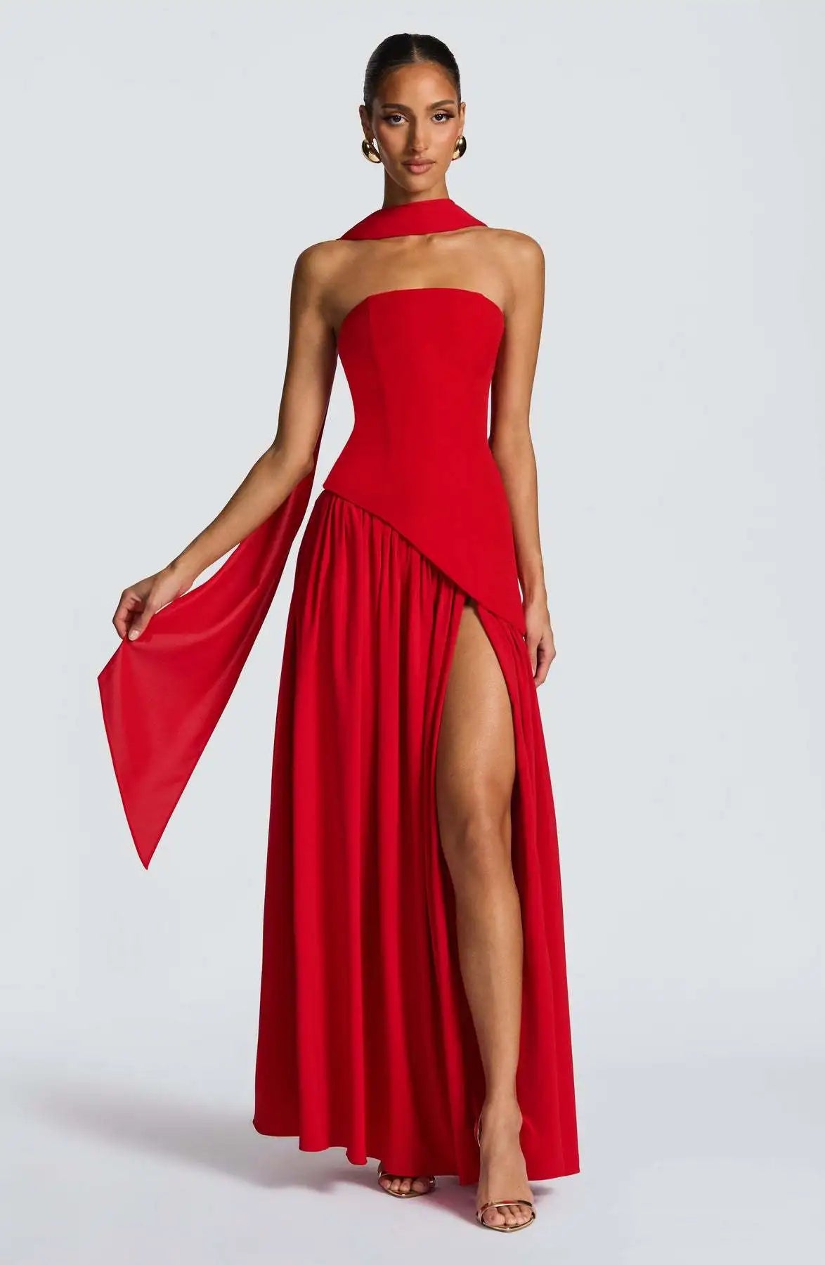 Tullulah Maxi Dress - Deep Olive