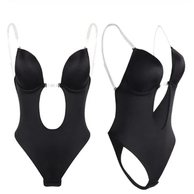 Formivelle Backless Thong Bodysuit Bra
