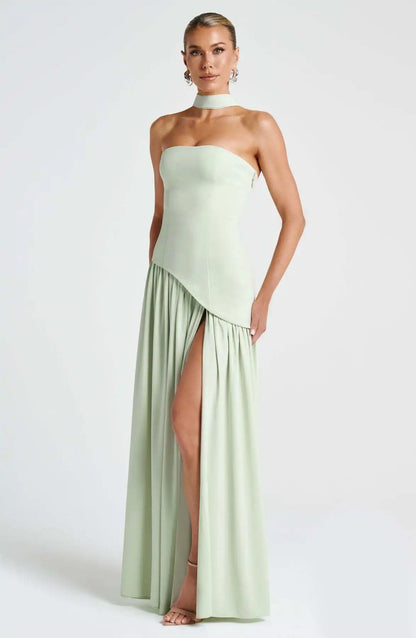 Tullulah Maxi Dress - Deep Olive
