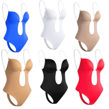 Formivelle Backless Thong Bodysuit Bra