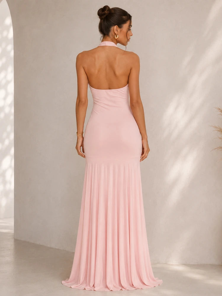 Cyrene Maxi Dress - Blush