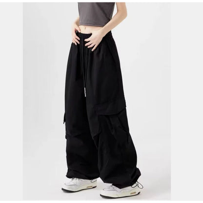 Corduroy Wide Cargo Pants IJ521