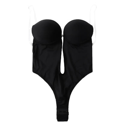 Formivelle Backless Thong Bodysuit Bra
